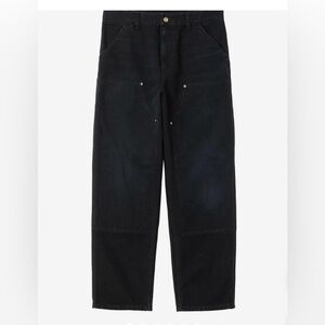 Carhartt WIP Double Knee Black Pants
